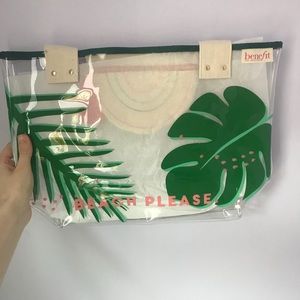 Benefits Cosmetics Clear Beach Tote
